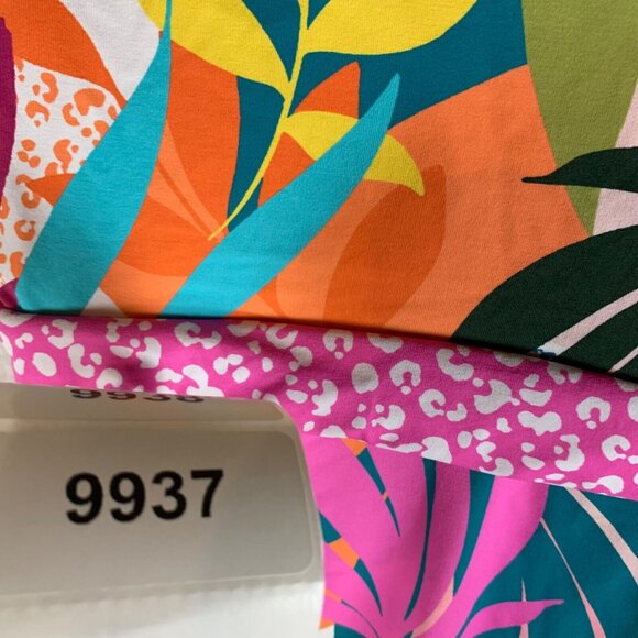 Bleu Rod Beattie Women's Cap Sleeve One-Piece Tropical Swimsuit Size 8 NWT 9937 - Picture 5 of 5